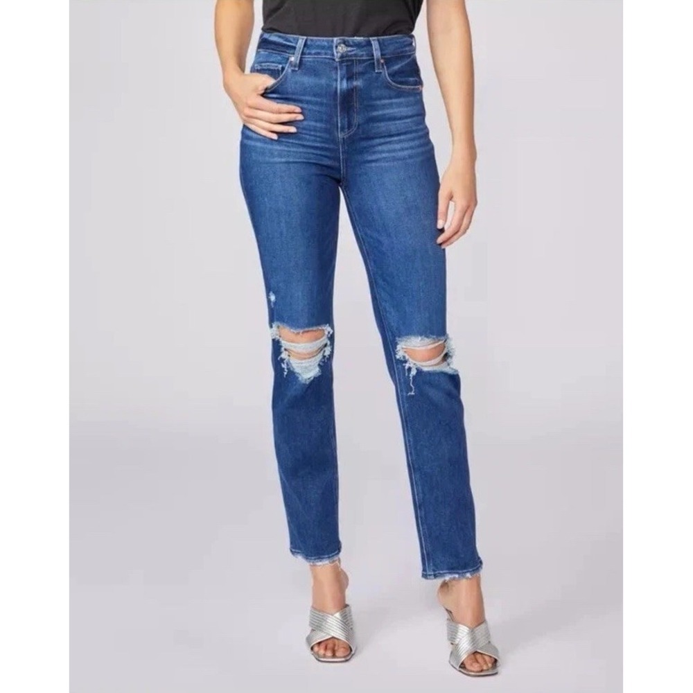 Paige Jeans Stella High Rise Womens 32 - 14 Soleil Destructed